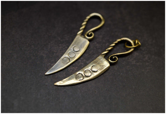 Colgante Athame cuchillo Bronce