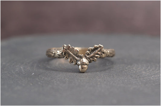 Anillo Quercus bronce