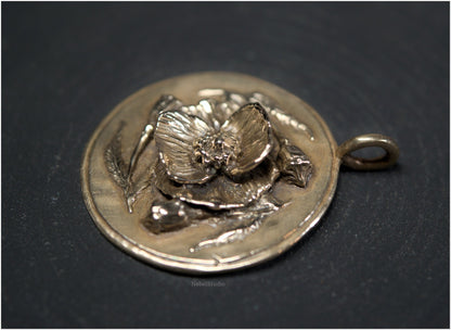 Colgante Amapola bronce