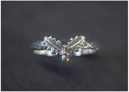 Anillo Quercus plata