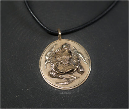 Colgante Amapola bronce
