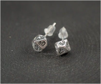 Liquidación -D10 por decenas- Pendiente perno Plata