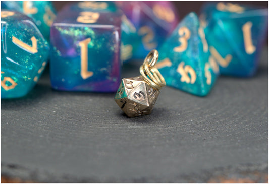 D20- Colgante Bronce