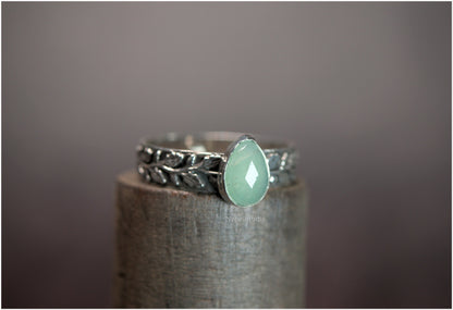 Anillo Hojas de Roble plata Edición Primavera Nueva versión