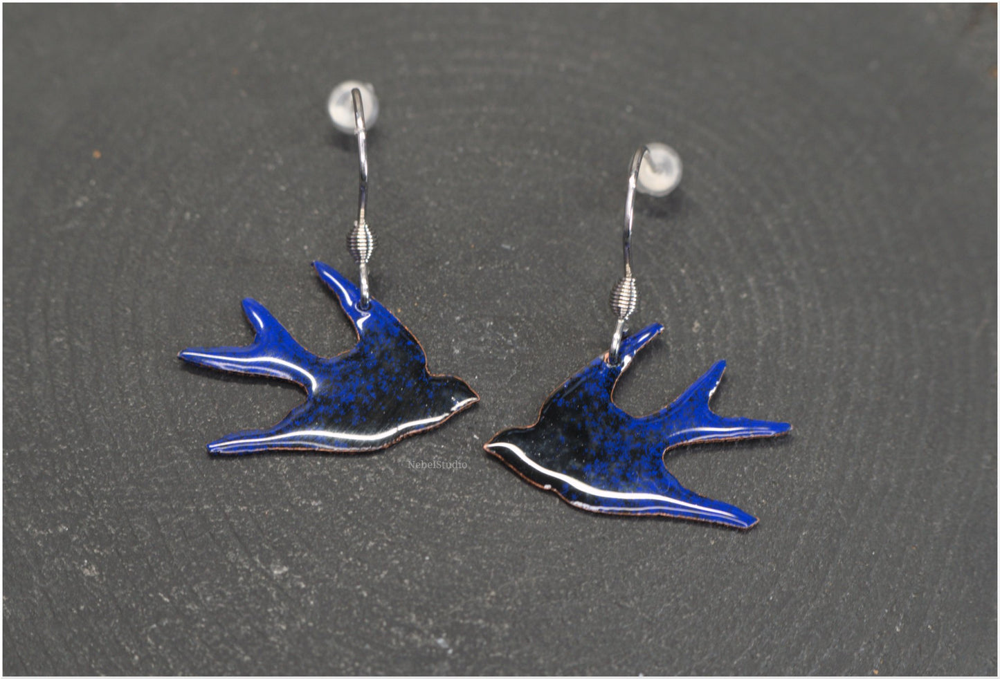 Pre-venta Pendientes Golondrina esmaltados