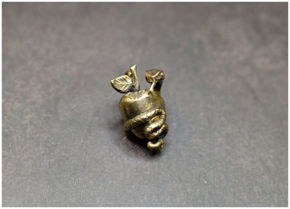Colgante manzana serpiente bronce