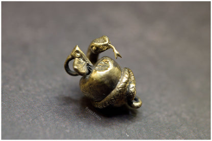 Colgante manzana serpiente bronce