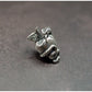 Colgante manzana serpiente plata o bronce