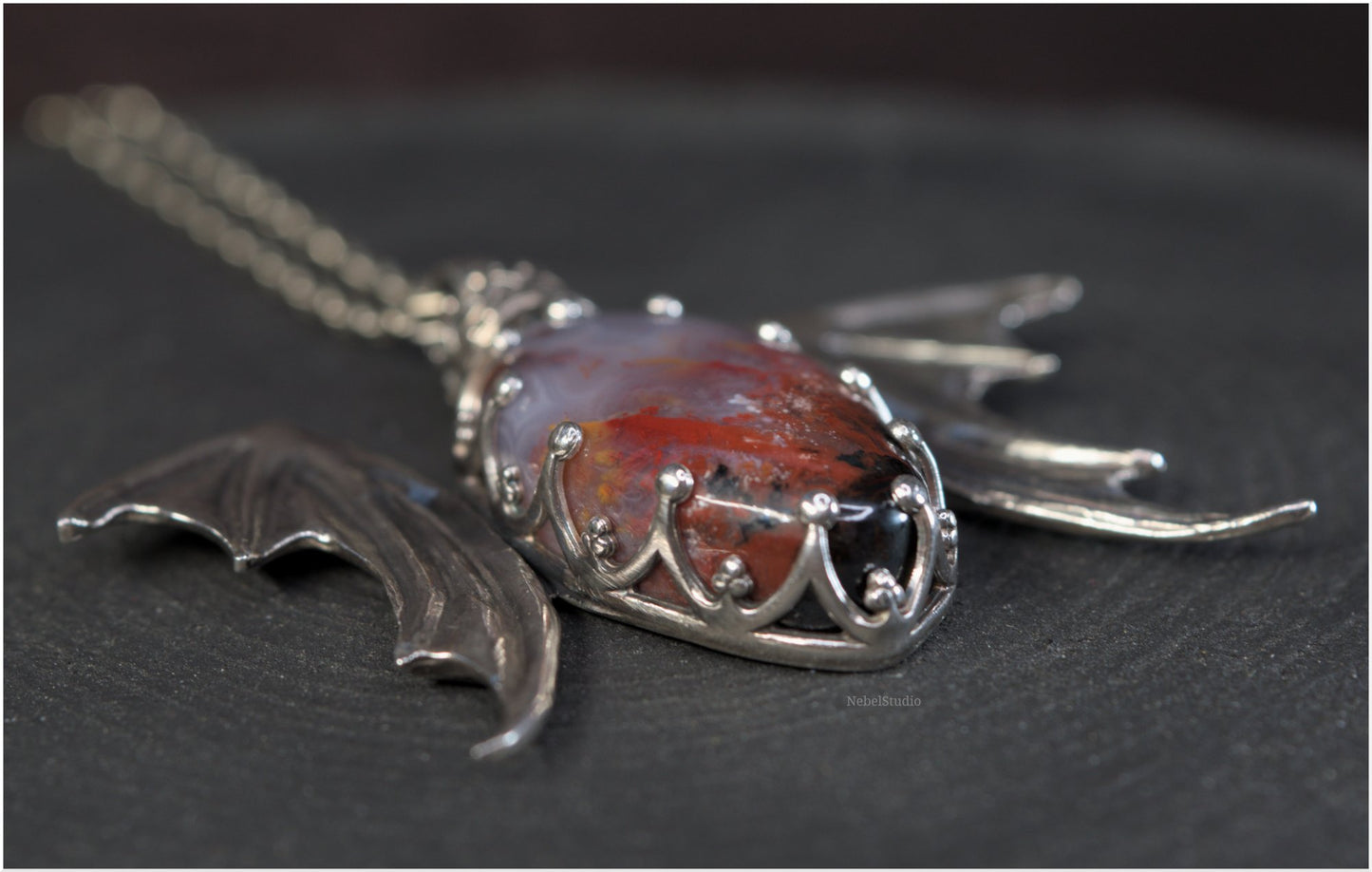 Pendant Bat Out of Hell -OOAK