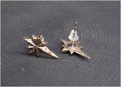 Pendientes estrella Ad Astra tamaño pequeño bronce