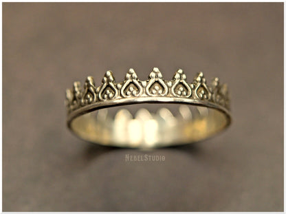 Alienor bronze crown ring