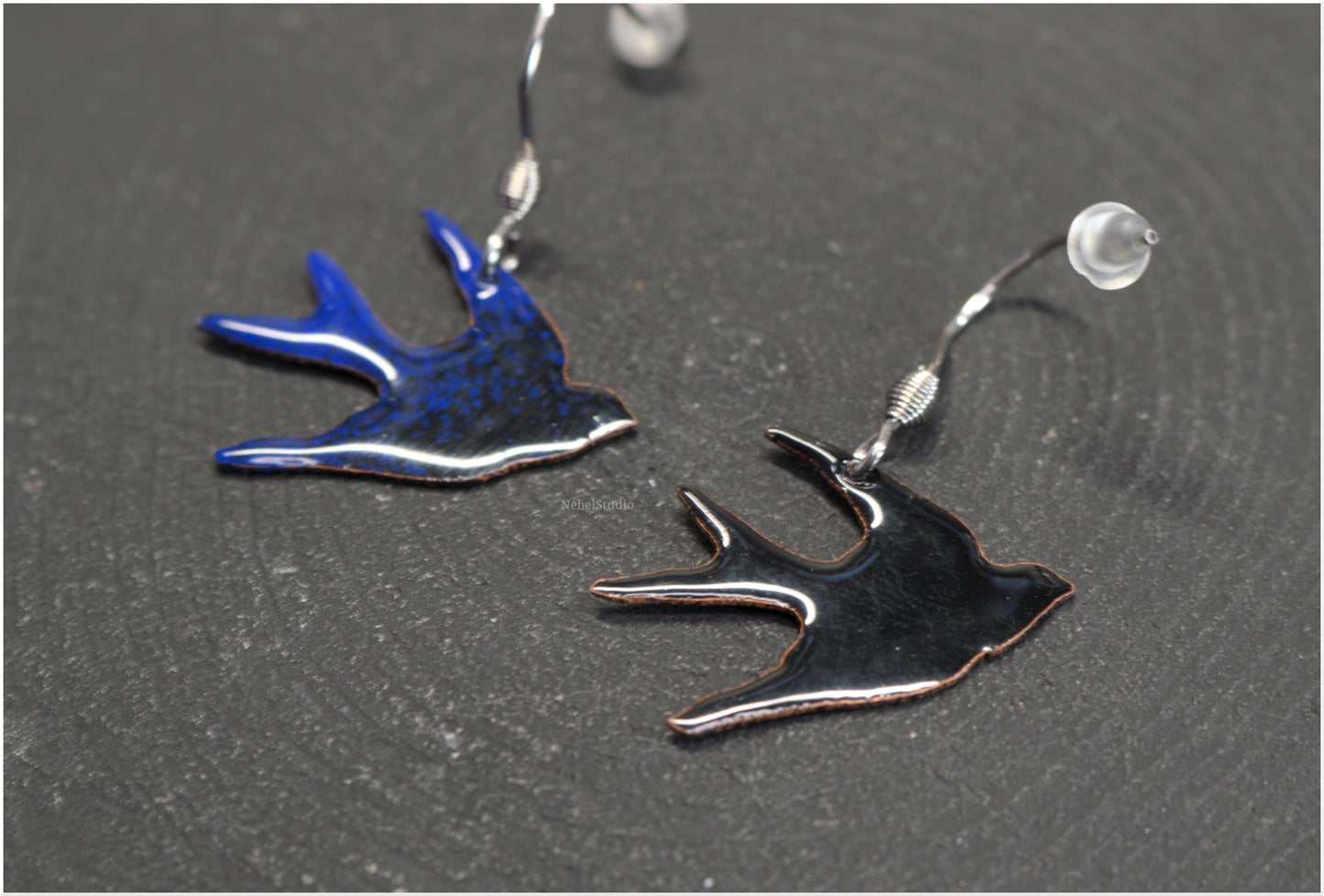 Pre-venta Pendientes Golondrina esmaltados