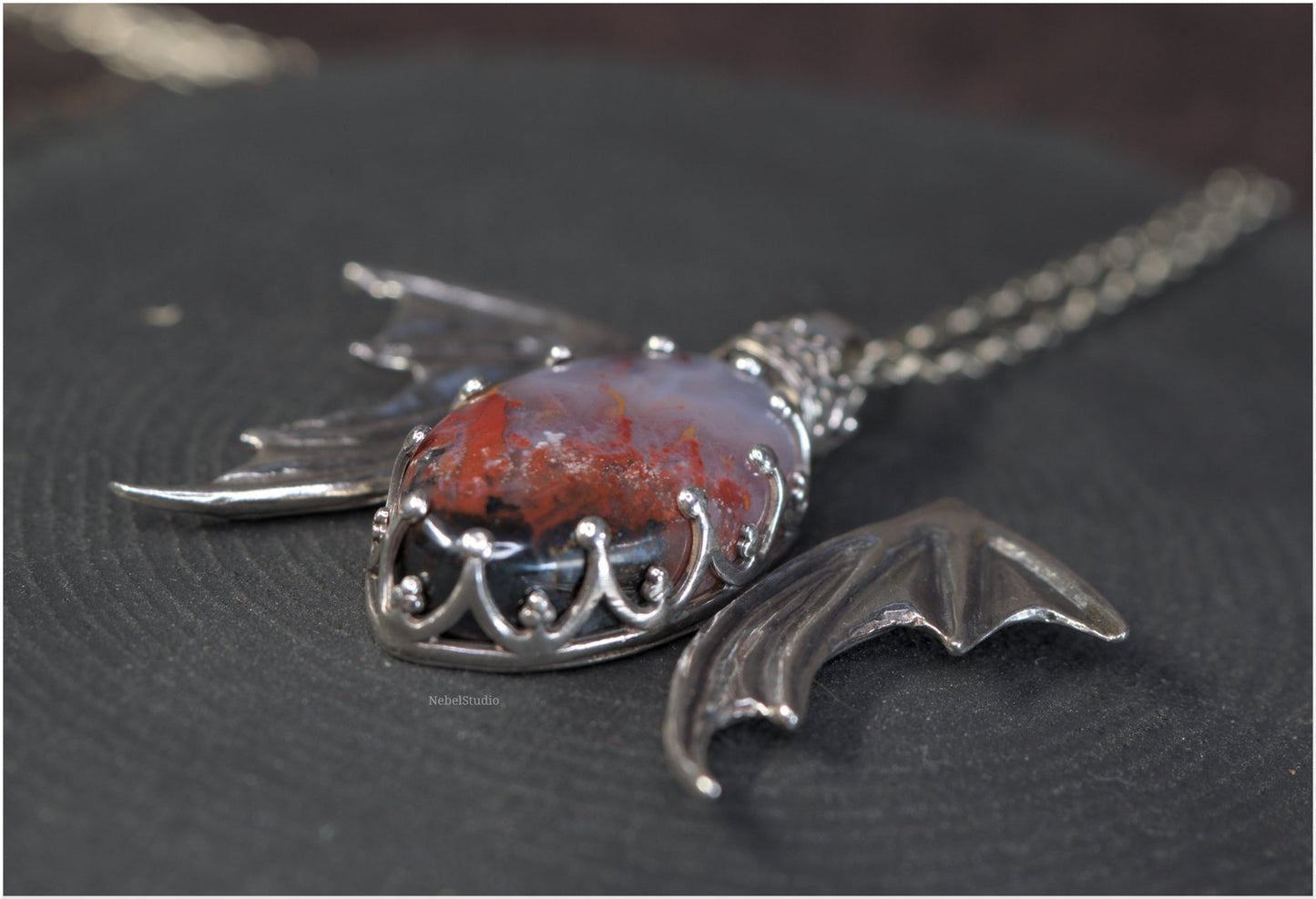 Pendant Bat Out of Hell -OOAK