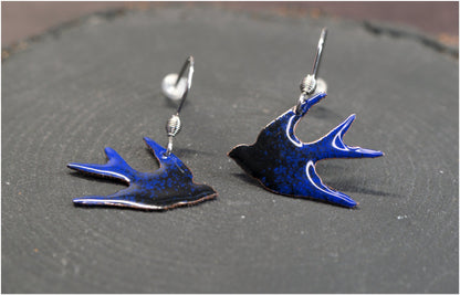Pre-venta Pendientes Golondrina esmaltados