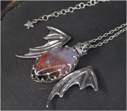 Pendant Bat Out of Hell -OOAK