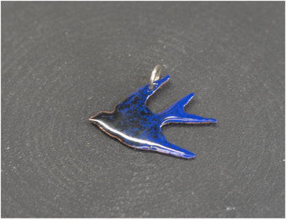 Enamelled Swallow Pendants-2 sizes