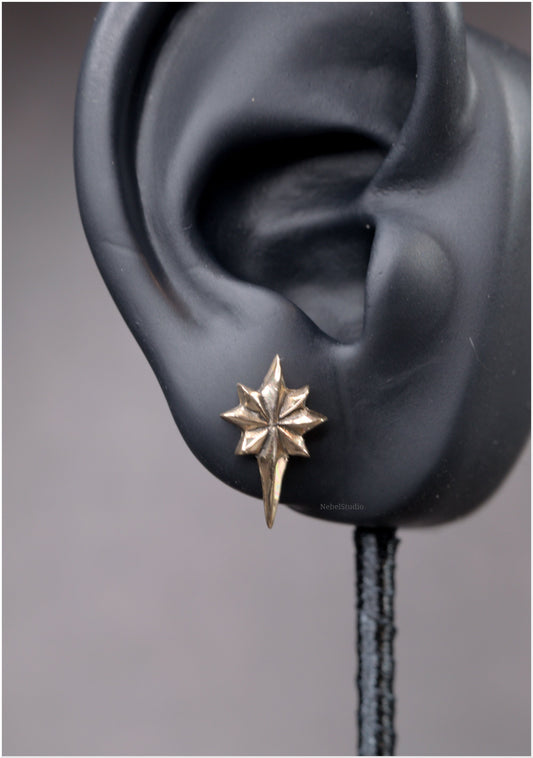 Pendientes estrella Ad Astra tamaño pequeño bronce