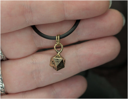 D20-Bronze Pendant
