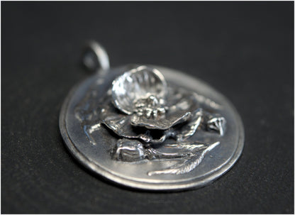 Colgante Amapola plata o bronce