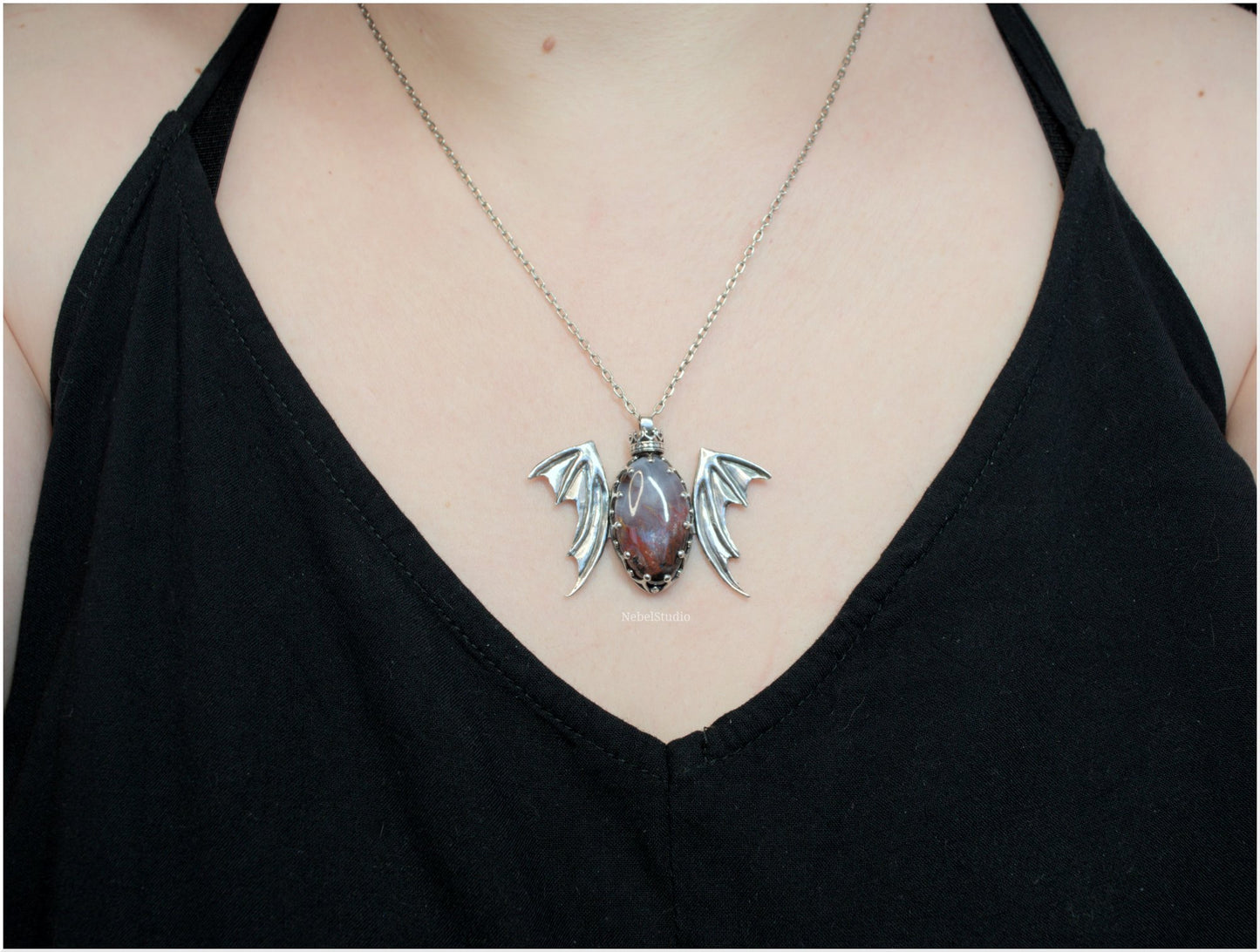 Pendant Bat Out of Hell -OOAK
