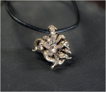 D10 Bronze pendant "Bye, sanity!"