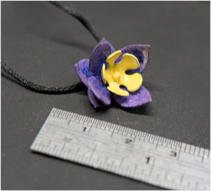 Blue Lotus Flower Pendant