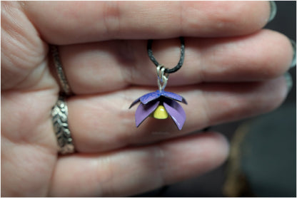 Blue Lotus Flower Pendant
