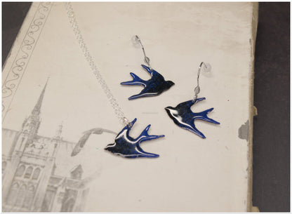 Pre-venta Pendientes Golondrina esmaltados