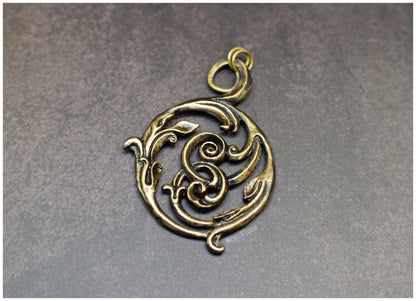 Pendant Acanthus bronze
