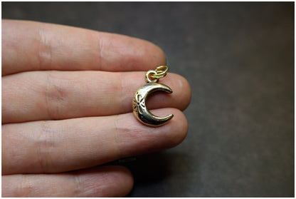 Colgante Luna de bronce