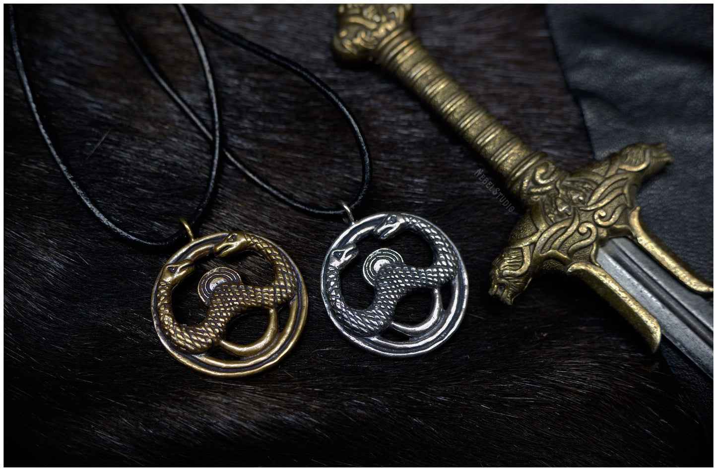 Colgante Thulsa Doom plata y bronce