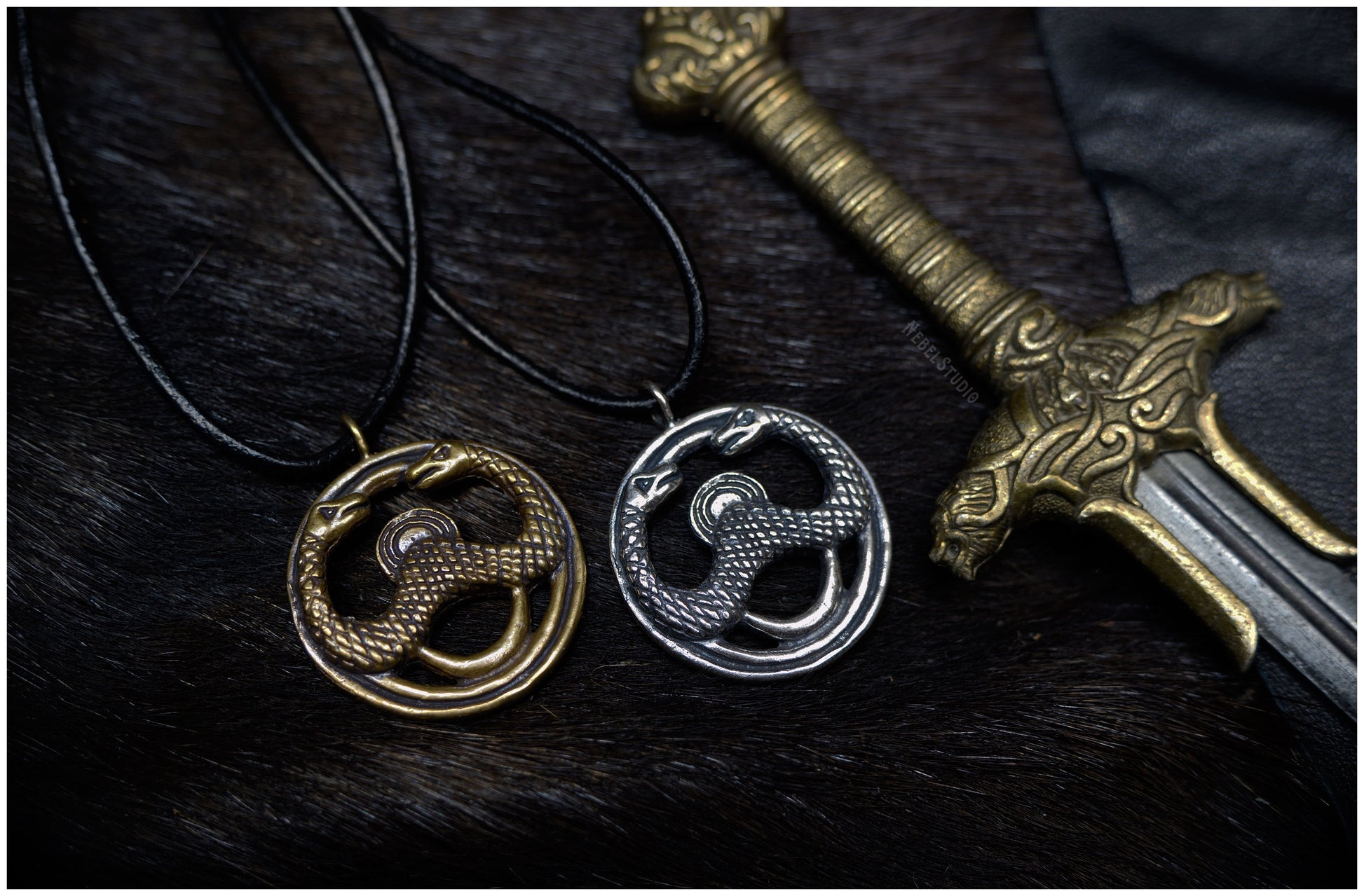 Colgante Thulsa Doom plata y bronce