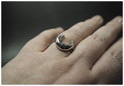 Anillo Luna plata