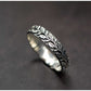 Silver Oak Leaves Ring
