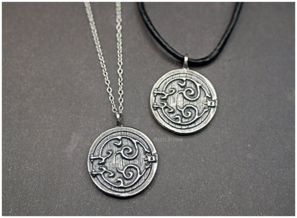 Colgante Smial puerta hobbit plata variantes