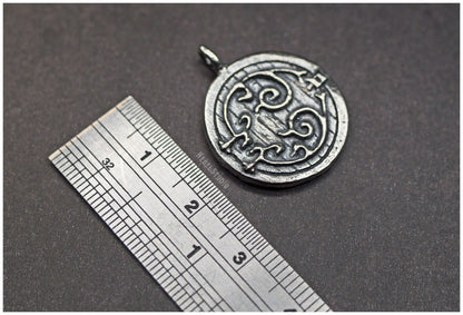 Colgante Smial puerta hobbit plata medidas