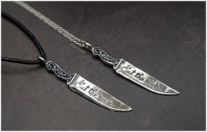 Colgante cuchillo Hannibal plata variaciones