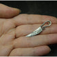 Pendant Athame silver or bronze knife