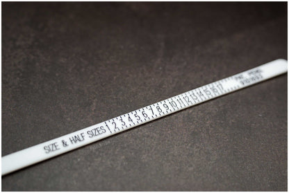 Medidor de dedo para anillos tallas