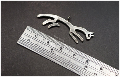 Colgante caballo plata medidas