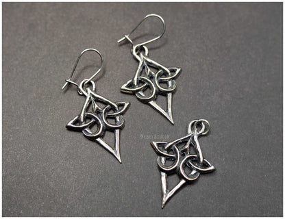 Pendant Small silver or bronze Scáthach Celtic knot