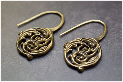 Pendientes Acanthus bronce