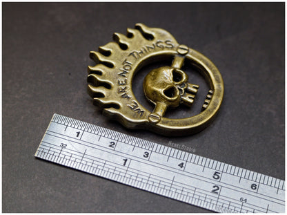 Colgante Furiosa We are not things tributo bronce medida