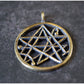 Pendant Necronomicon sigil symbol bronze or silver