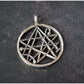 Pendant Necronomicon sigil symbol bronze or silver